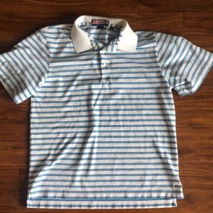 Men’s vineyard vines striped polo S excellent